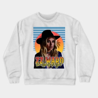 Retro ZZ Ward // One hell of A night style Flyer Vintage Crewneck Sweatshirt